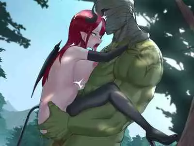 Orc Kishi to Succubus ni Yoru Ishoku Renai Monogatari