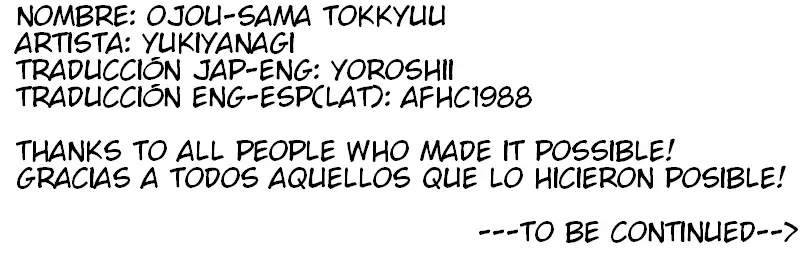 Ojou-sama Tokkyuu | Lady Express Ch. 1-2