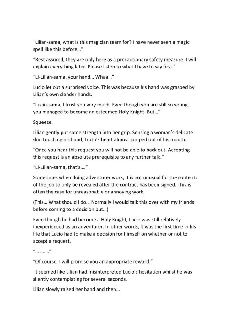 The Submission of the Holy Knight~trapped in a slutty body~