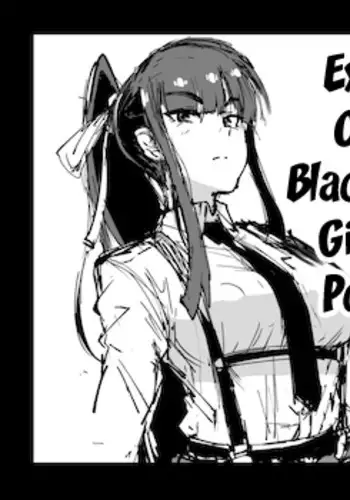 Kurokami Ponytail Tsurime JK Taimabu Rakugaki