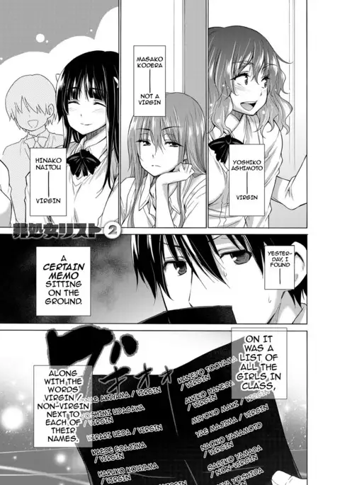 Hishojo List | Non-Virgin List 1-3
