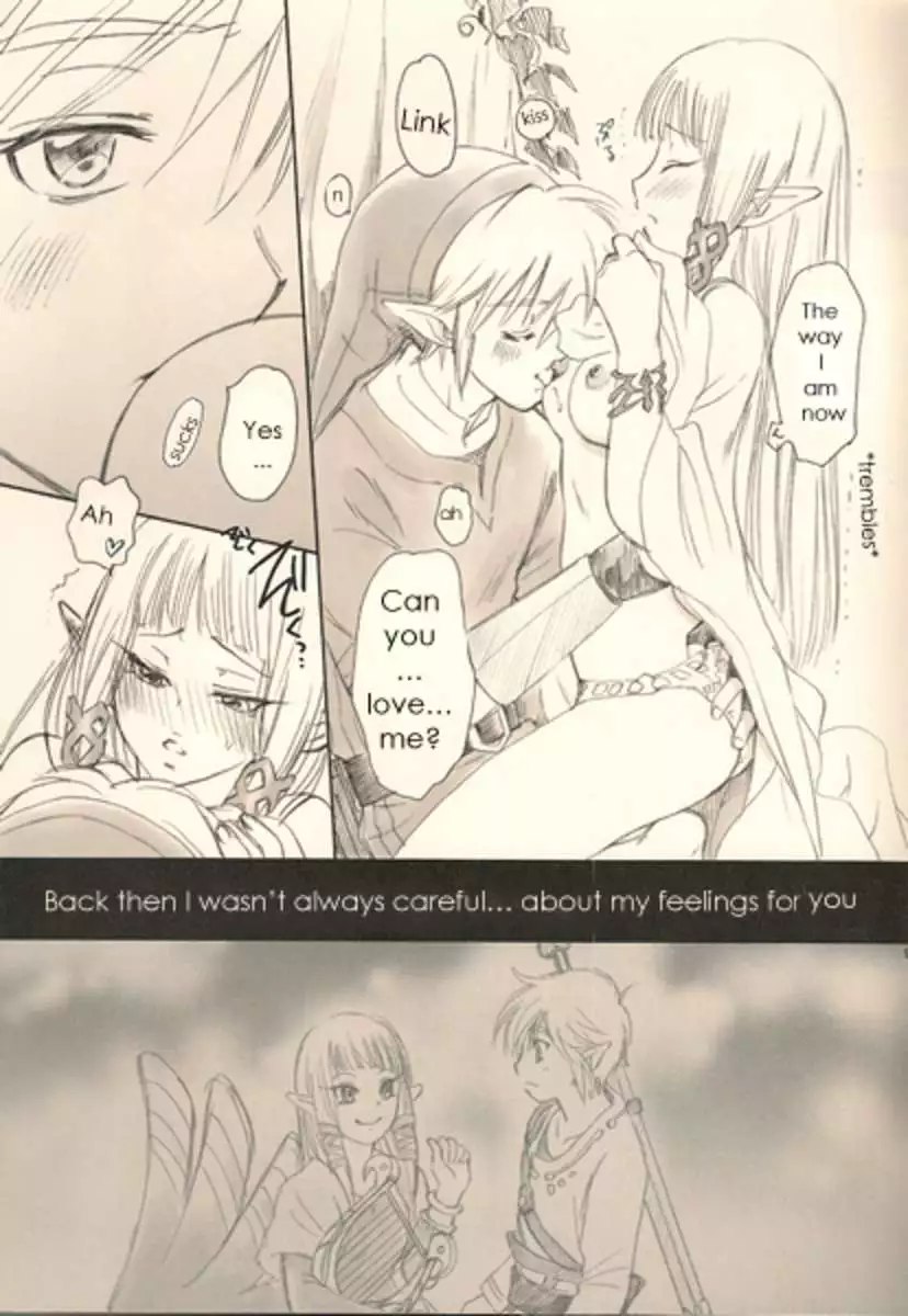 Quite erotic, not that erotic, a bit erotic Zelda