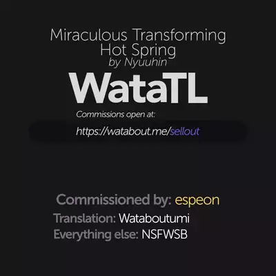 Miracle Onsen! Hentai no Yu | Miraculous Transforming Hot Spring