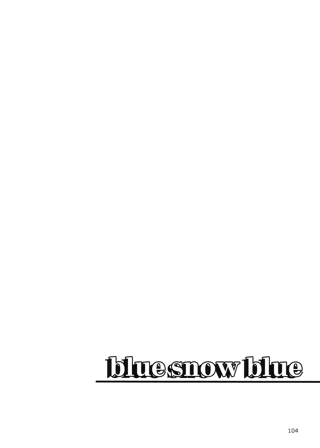 blue snow blue Soushuuhen 5