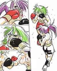 Girl vs Girl Boxing Match 4 by Taiji [CATFIGHT]
