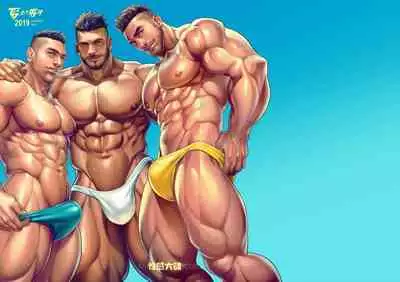 Summer Men vol.3 Muscle milk bath