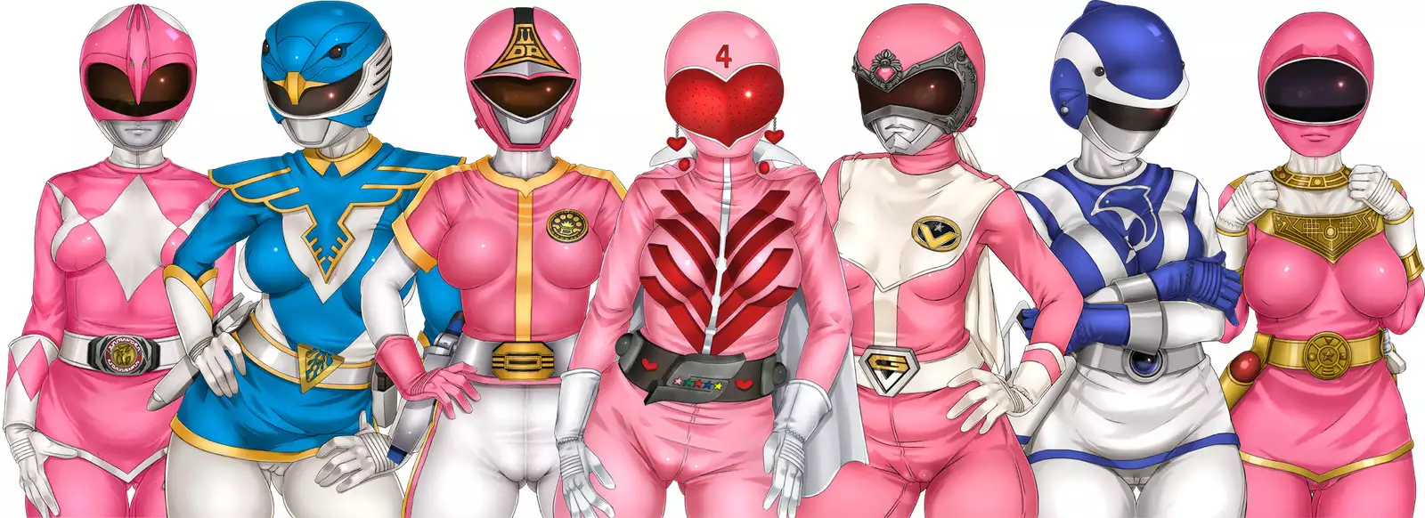 RANGER HEROINES 2 + RANGER HEROINES 1