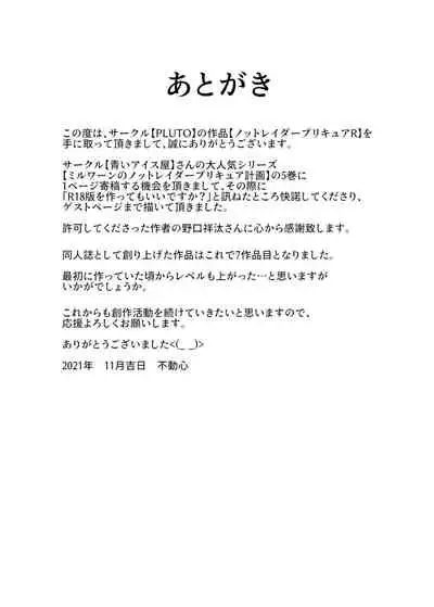 Notraider PreCure R