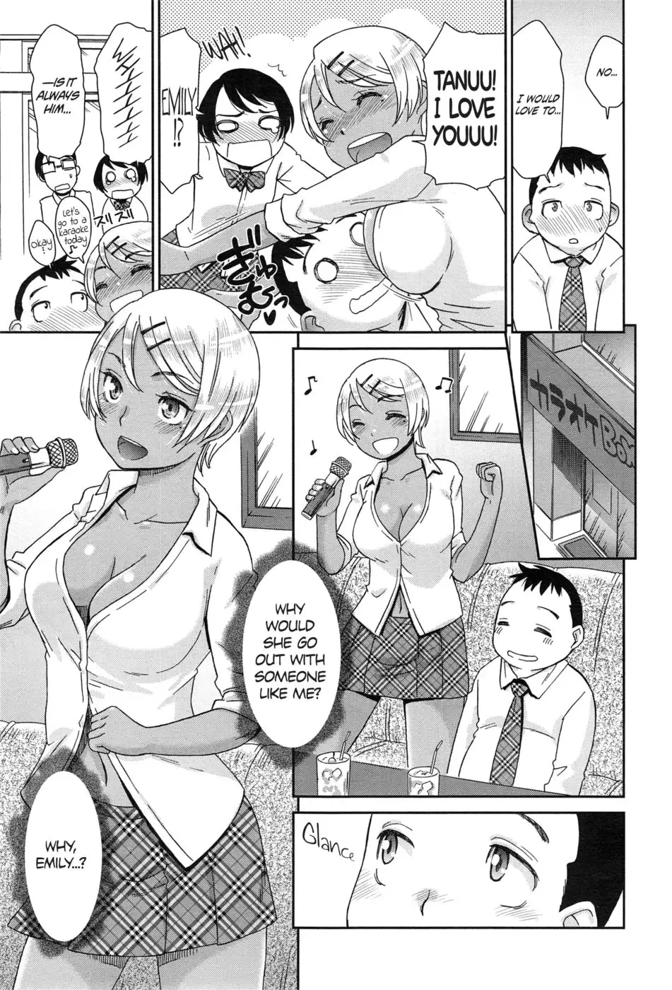 The Blonde with Blue Eyes and the Tanuki?