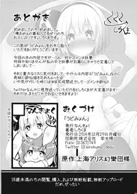 (C87) [Nankyoku (Sirokuma)] Udomyon (Touhou Project)