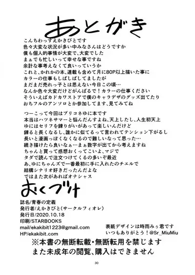 Seishun no Teigi - Definition of youth