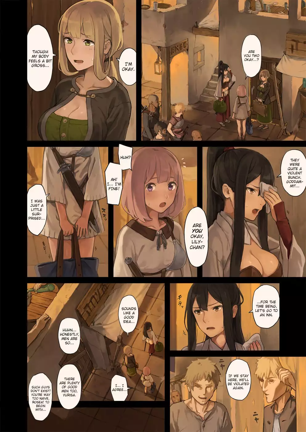 When Female Adventurers Stop at an Oasis in a Desert...