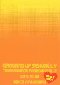 [Brick (Fujimaru)] Growing Up Sexually (Tiger & Bunny) [English]
