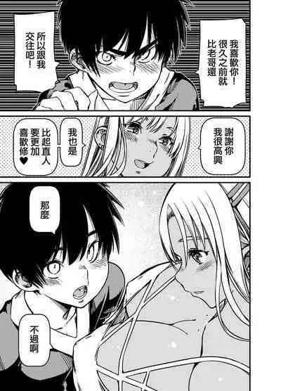 Aniki no Kanojo no Kuro Gal to Heya ni Tojikomeraretan dakedo? | 和老哥的黑皮辣妹一起被關在房間裡了?