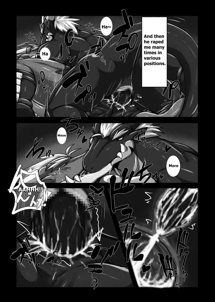 Crimson Dragon Dyed in Black
