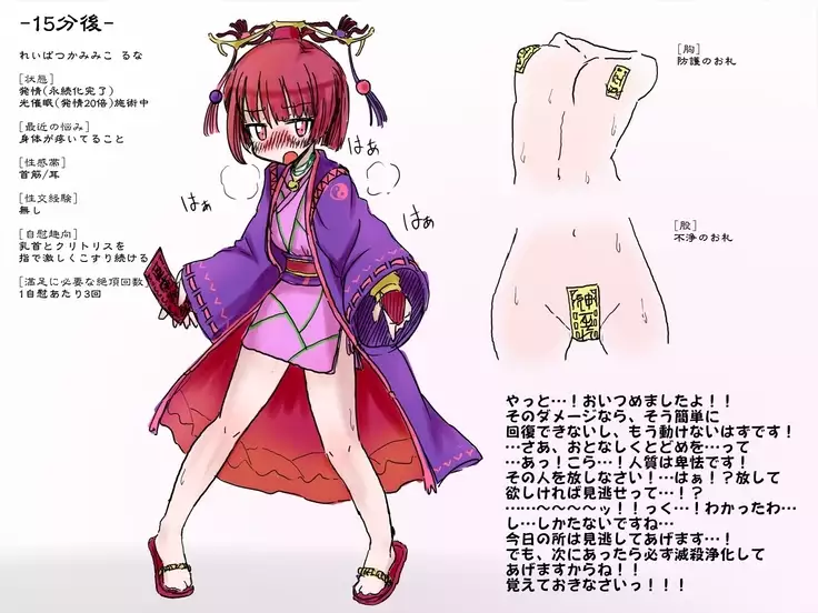 Kami Mikoru na no Kyōsei Hatsujō Haiboku ~ Kutsujoku no Inwai Shokei ~