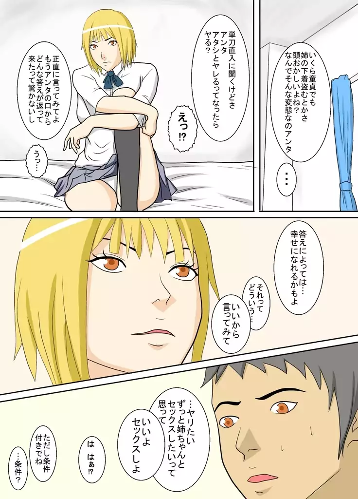 Pervert Virgin Me and Slutty Big Sister