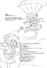 (C92) [Arutana (Chipa)] Flan Onee-chan tte Yobanakya Me (Touhou Project)