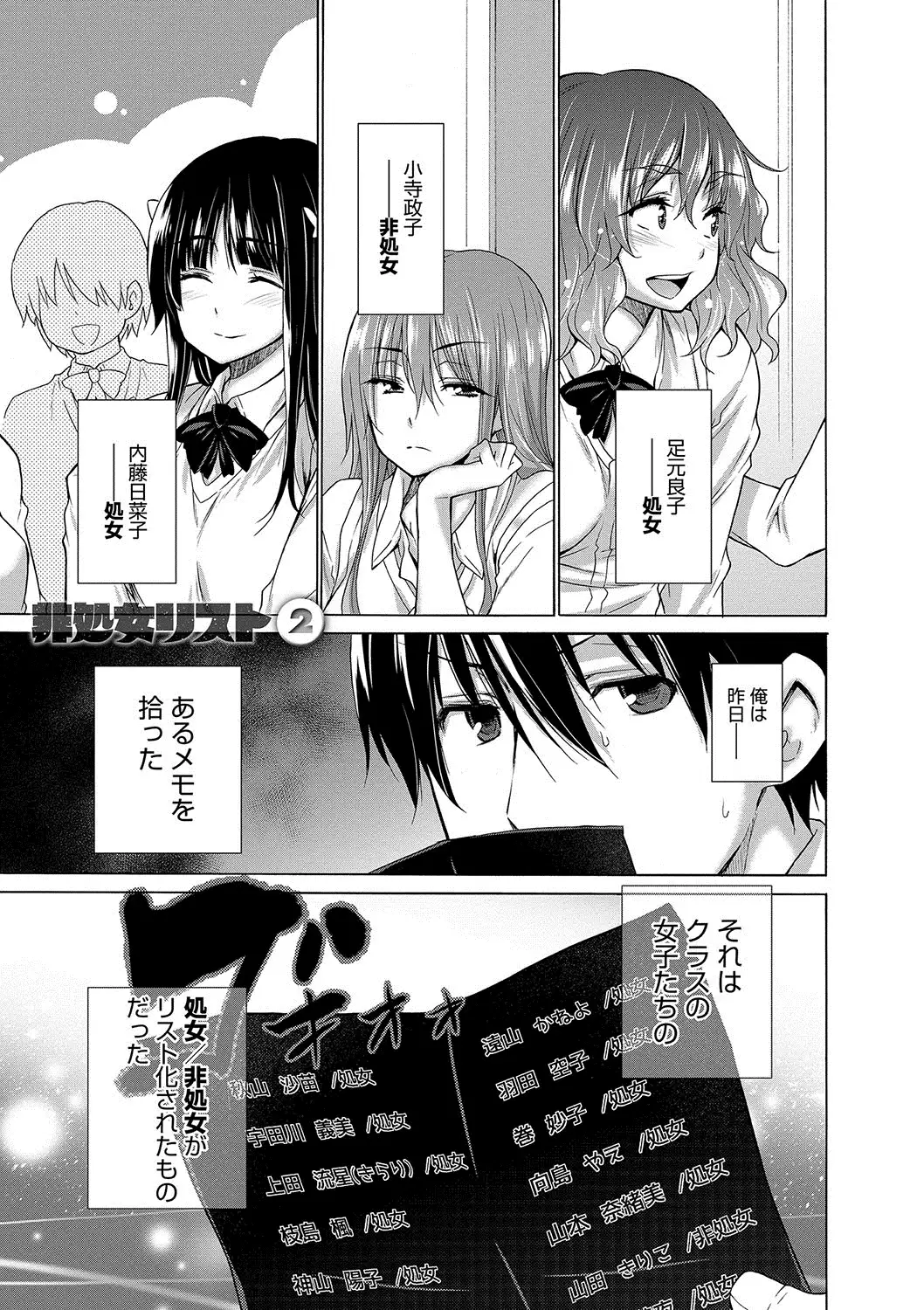 Hishoujo List - The Non-Virgin List
