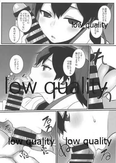 加賀さんと提督がらぶらぶ夜戦するだけの本。