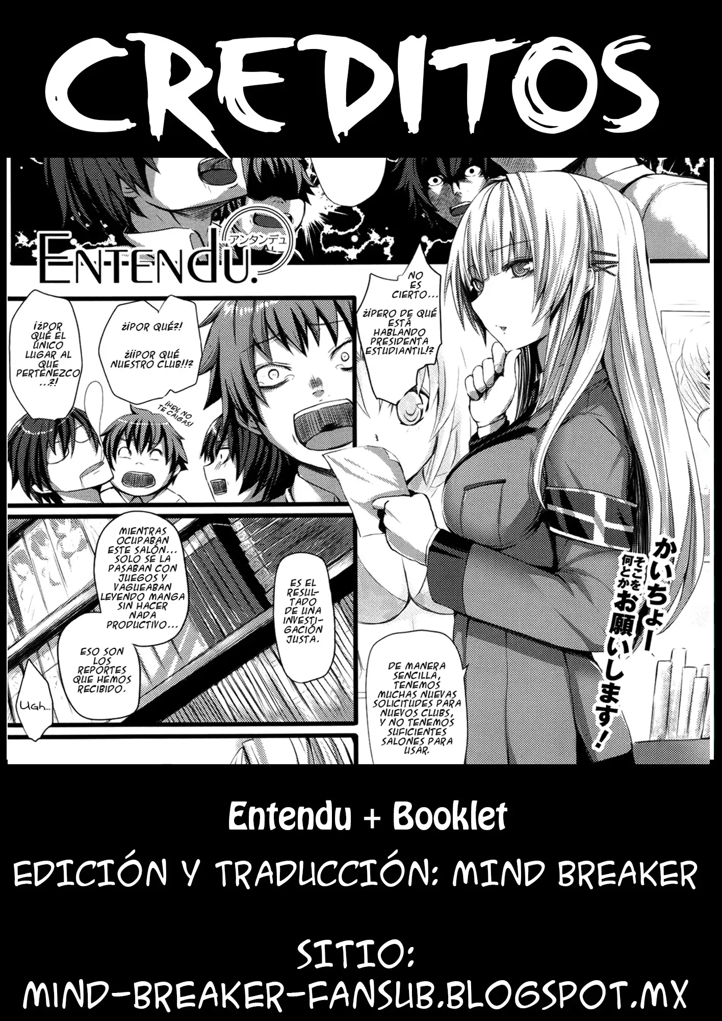 Entendu+Booklet