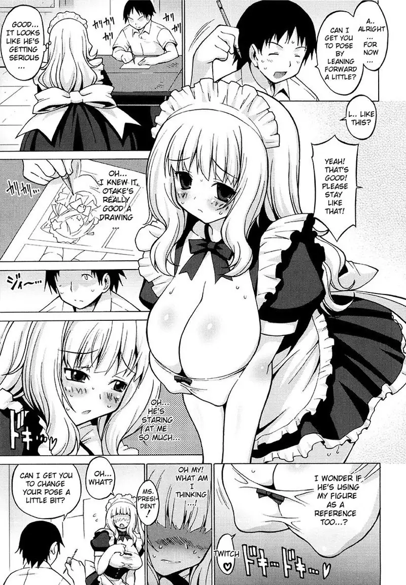 Oppai Party 1 - Narikiri Maid Sketch