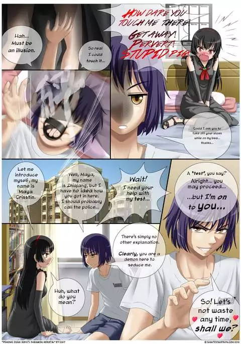 Demonic Exam 1: Maya's Shrunken Mortal