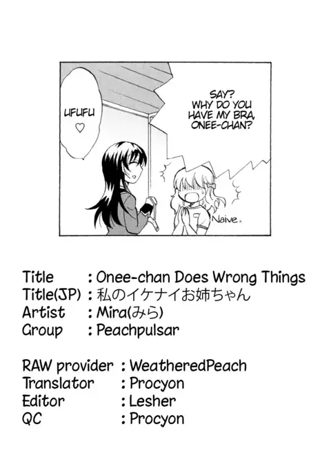 Onee-chan Does Wrong Things