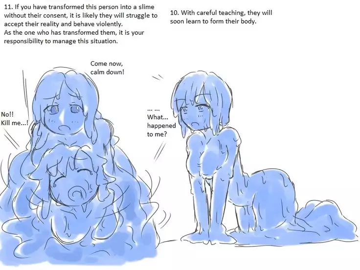 Converting into a slime