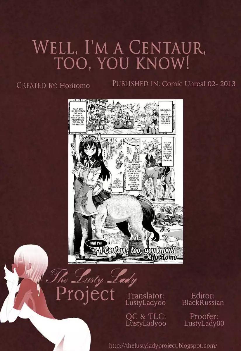 Well, I'm a Centaur, too, you know!