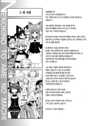 Nekokino to Ame no Machi