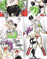 Girl vs Girl Boxing Match 4 by Taiji [CATFIGHT]