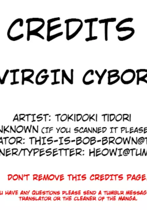 Virgin cyborg