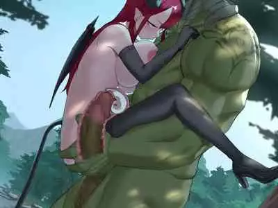 Orc Kishi to Succubus ni Yoru Ishoku Renai Monogatari