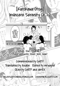 [Kurokawa Otogi] Fumajimeni Uraraka -Insincere Serenity- Ch. 1-3 [English] =TLL + CW=