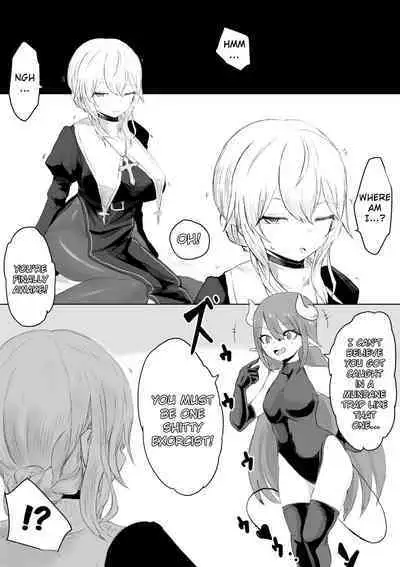 Exorcist no Haiboku Succubus to Futanari Hen | Exorcist's Defeat
