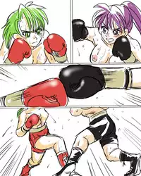 Girl vs Girl Boxing Match 4 by Taiji [CATFIGHT]