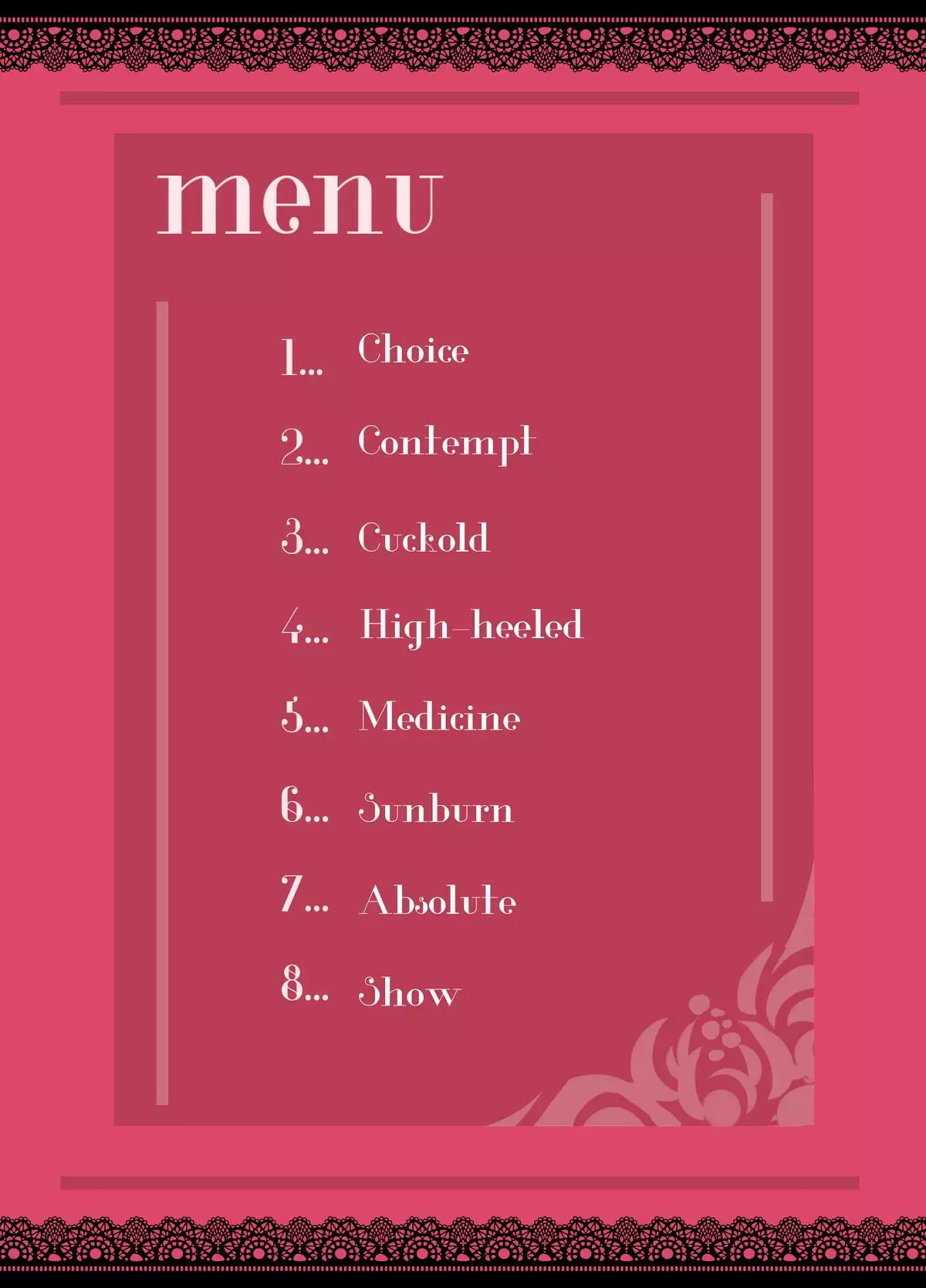 SISSY A LA CARTE2
