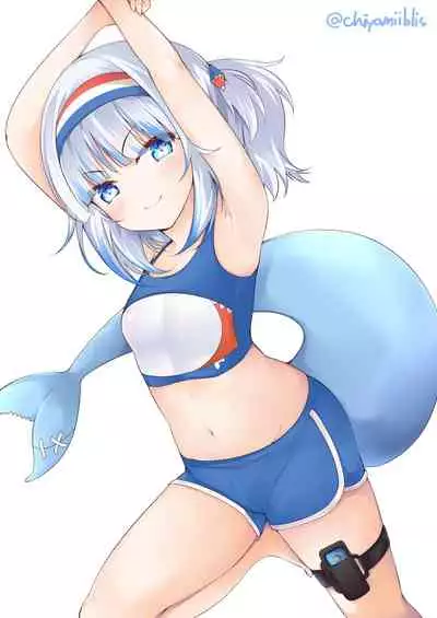 (FF37) [Mukousharan (Chiyami)] Lets Sweat (Gawr Gura, Ring Fit Adventure) [English]