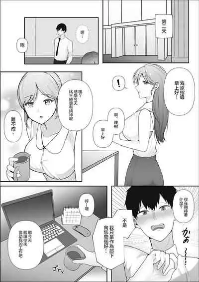 Kibishii Onna Joushi no Pet ni Natta Boku | 嚴厲的女上司把我當作了寵物