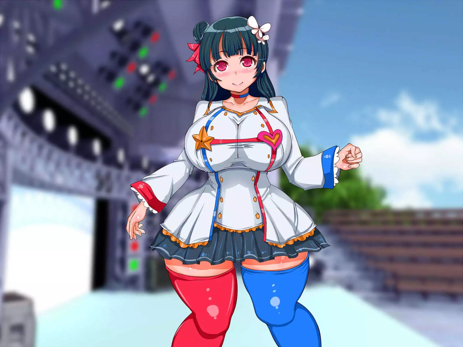 爆乳ヒロイン横取り♪