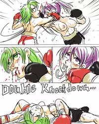 Girl vs Girl Boxing Match 4 by Taiji [CATFIGHT]