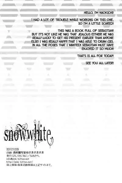 (C83) [Pink Kitten (Naokichi.)] Snow White (Black Butler) [English]